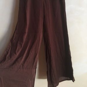 Brown Wide Leg Pant